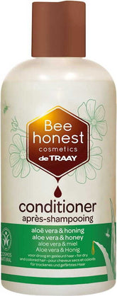 Après-shampooing pour cheveux secs et colorés à l'aloe vera et au miel écologique 250 ml - BEE HONEST